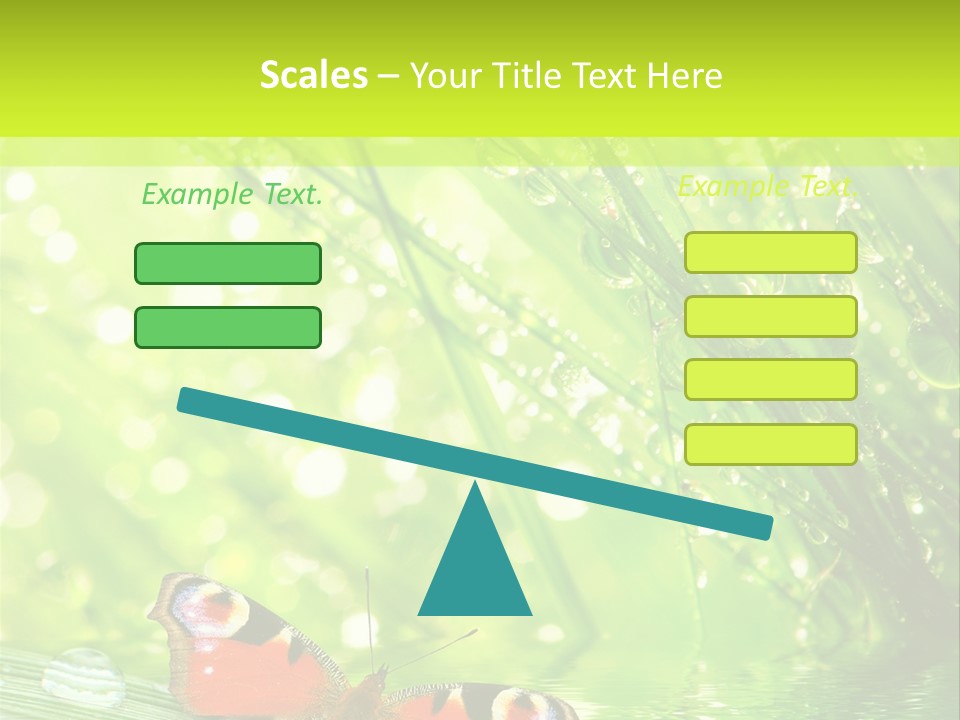 Closeup Weather Summer PowerPoint Template