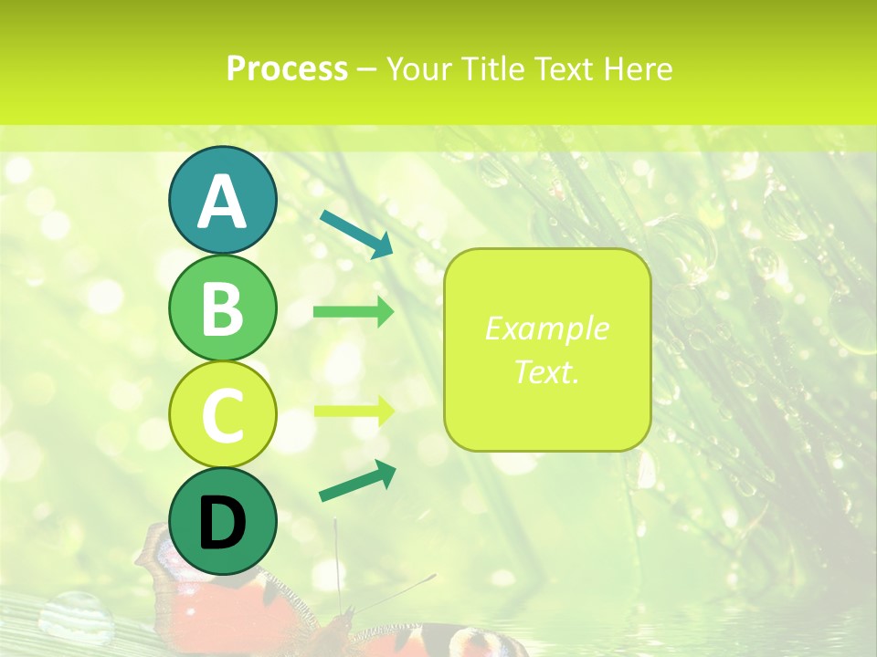 Closeup Weather Summer PowerPoint Template