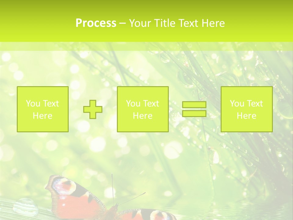 Closeup Weather Summer PowerPoint Template