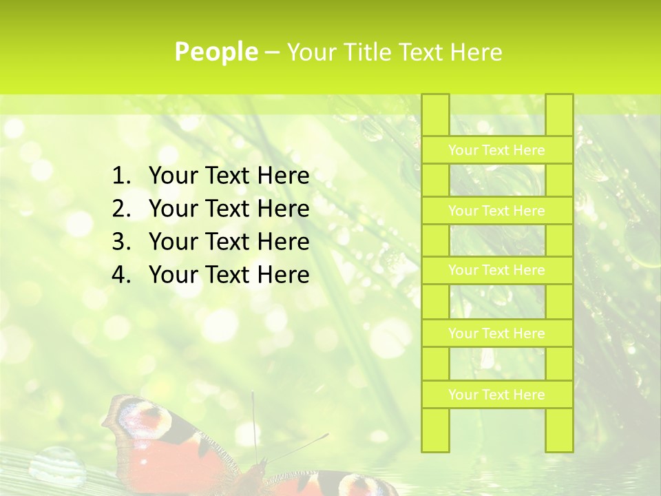 Closeup Weather Summer PowerPoint Template