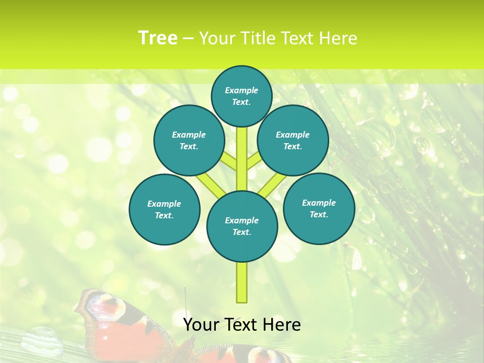 Closeup Weather Summer PowerPoint Template