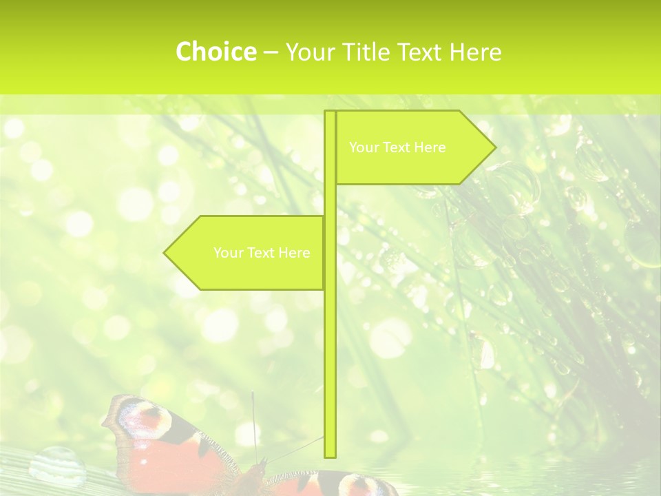 Closeup Weather Summer PowerPoint Template