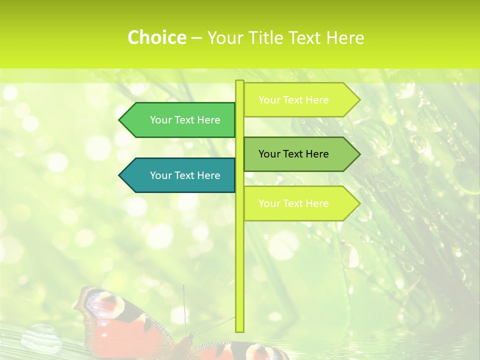 Closeup Weather Summer PowerPoint Template