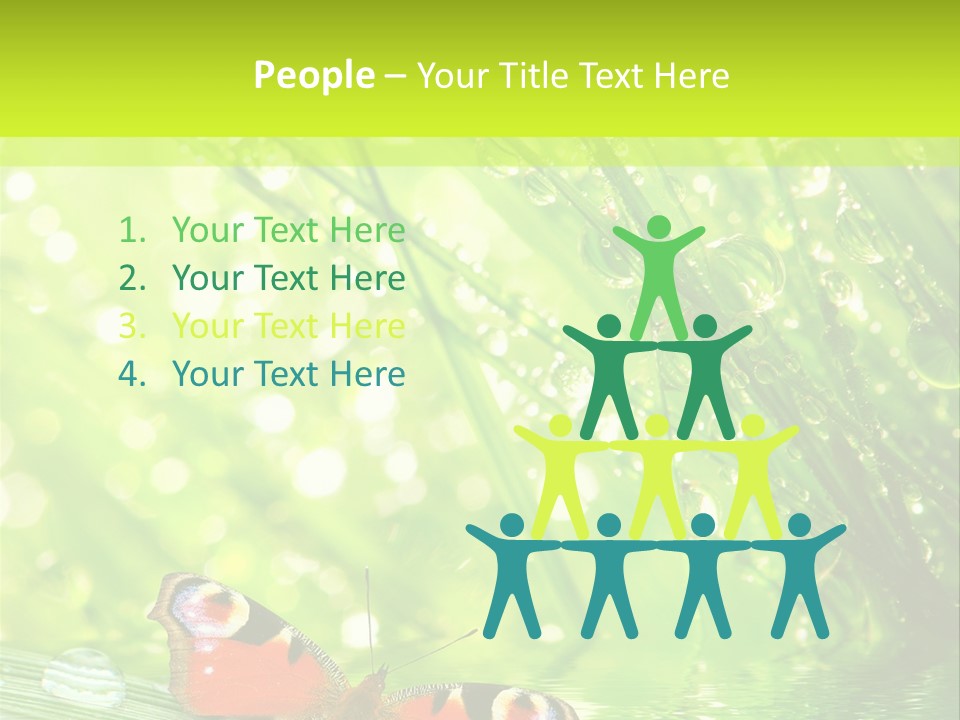 Closeup Weather Summer PowerPoint Template