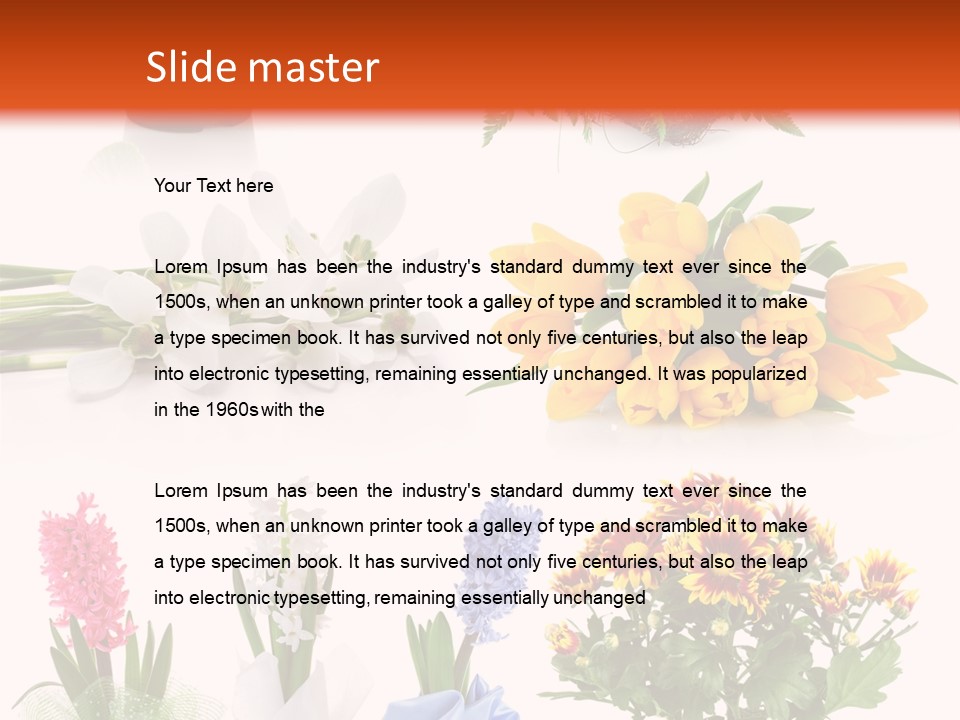 Collection Bright White PowerPoint Template