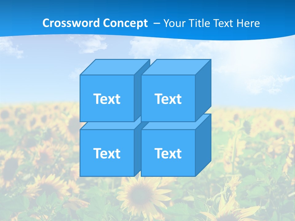 Crop Beauty Growth PowerPoint Template