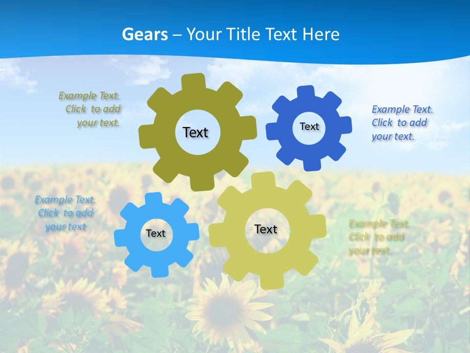 Crop Beauty Growth PowerPoint Template