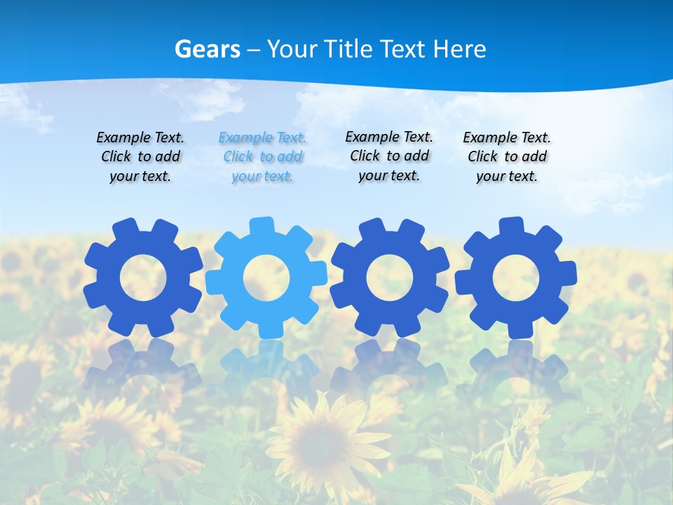 Crop Beauty Growth PowerPoint Template