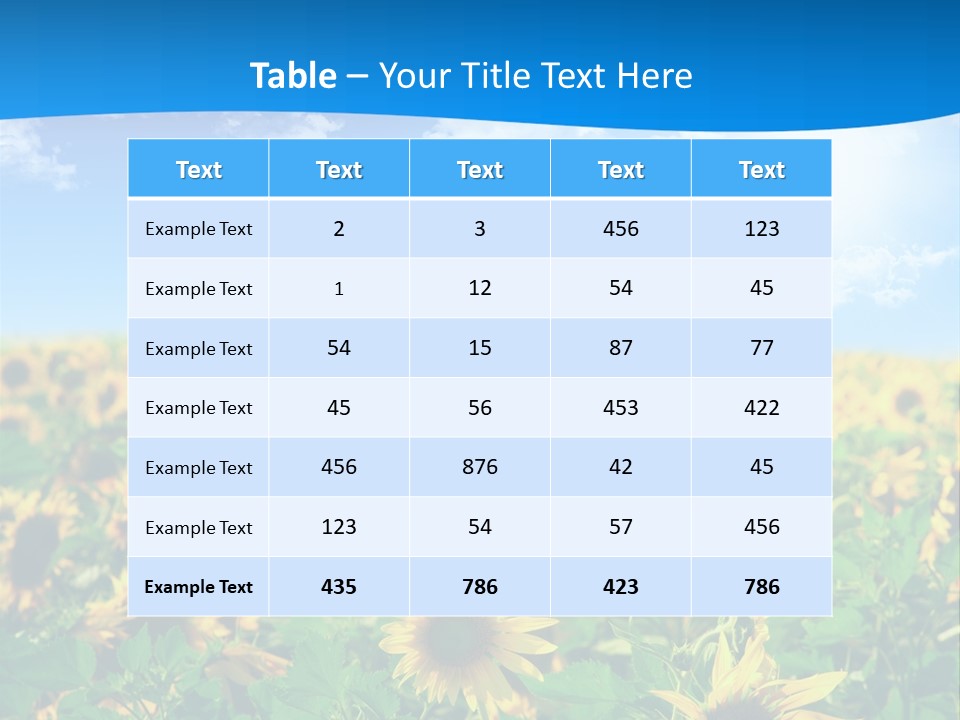 Crop Beauty Growth PowerPoint Template