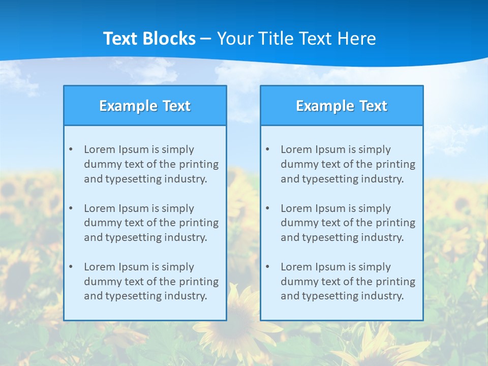 Crop Beauty Growth PowerPoint Template