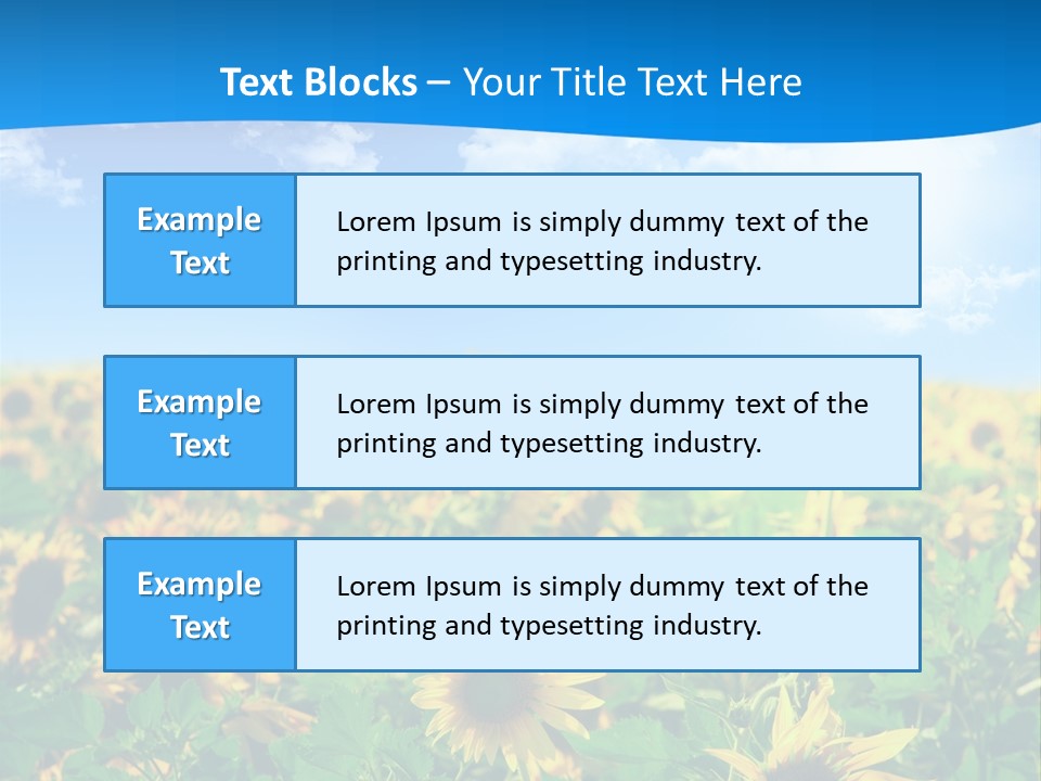 Crop Beauty Growth PowerPoint Template