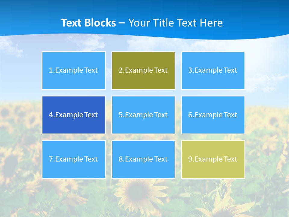 Crop Beauty Growth PowerPoint Template