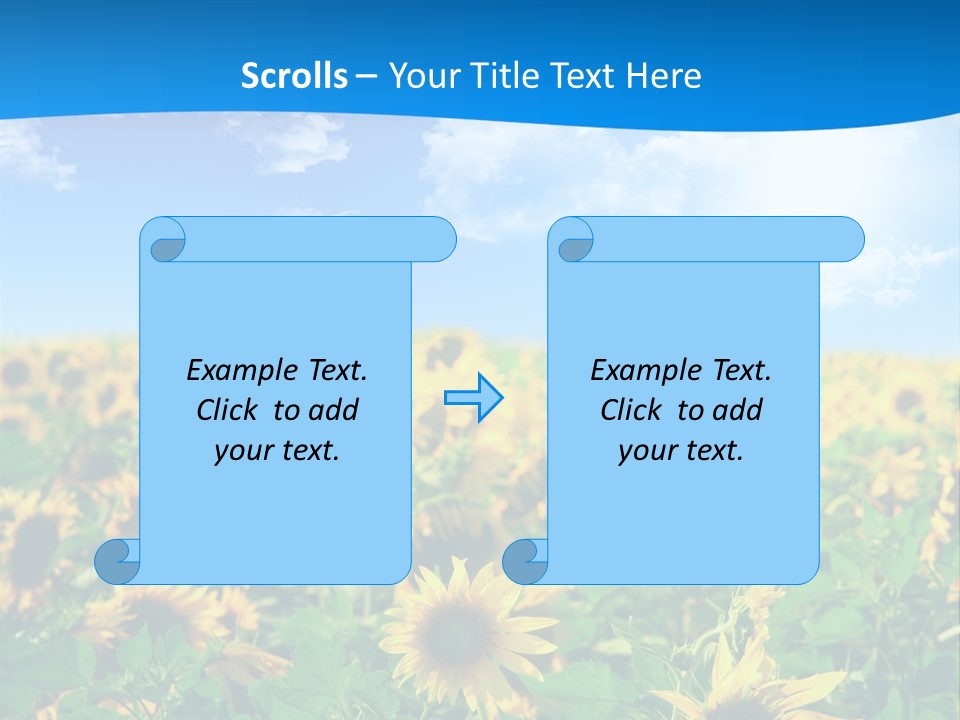 Crop Beauty Growth PowerPoint Template