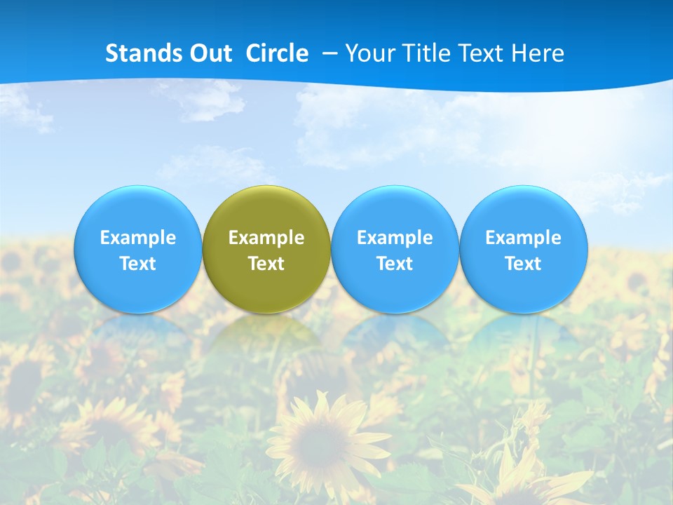 Crop Beauty Growth PowerPoint Template