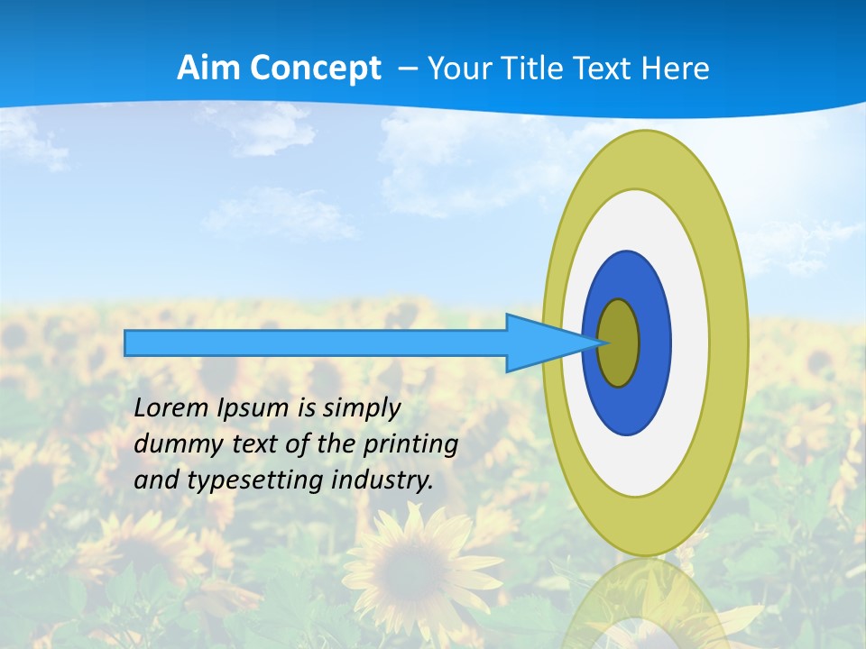 Crop Beauty Growth PowerPoint Template