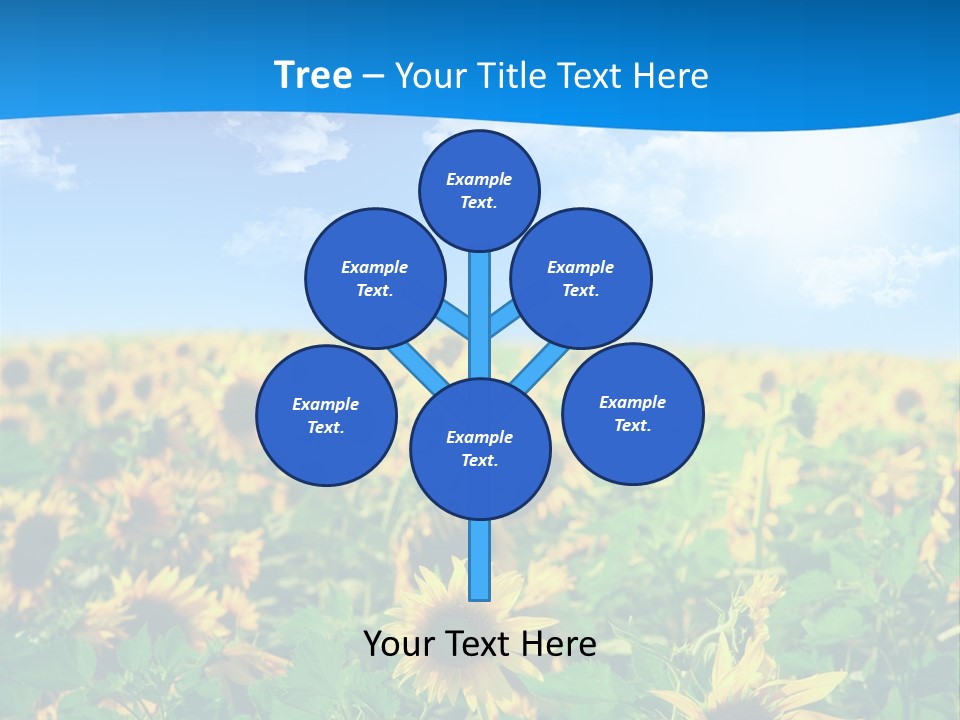 Crop Beauty Growth PowerPoint Template