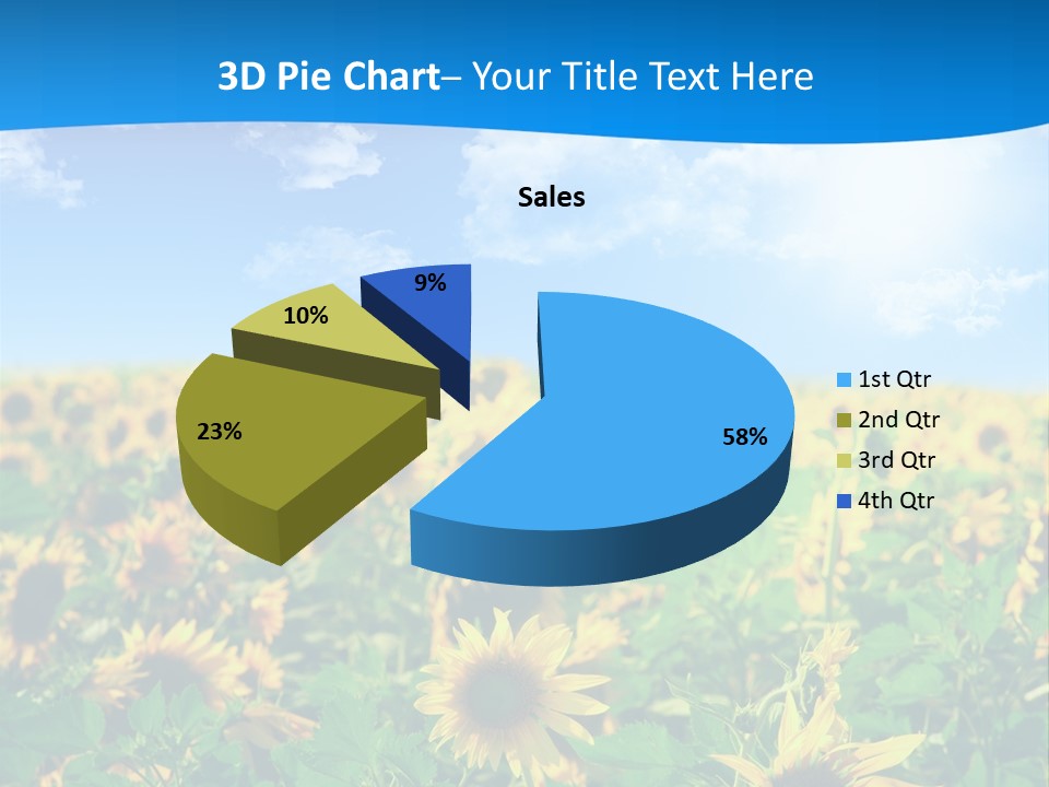 Crop Beauty Growth PowerPoint Template