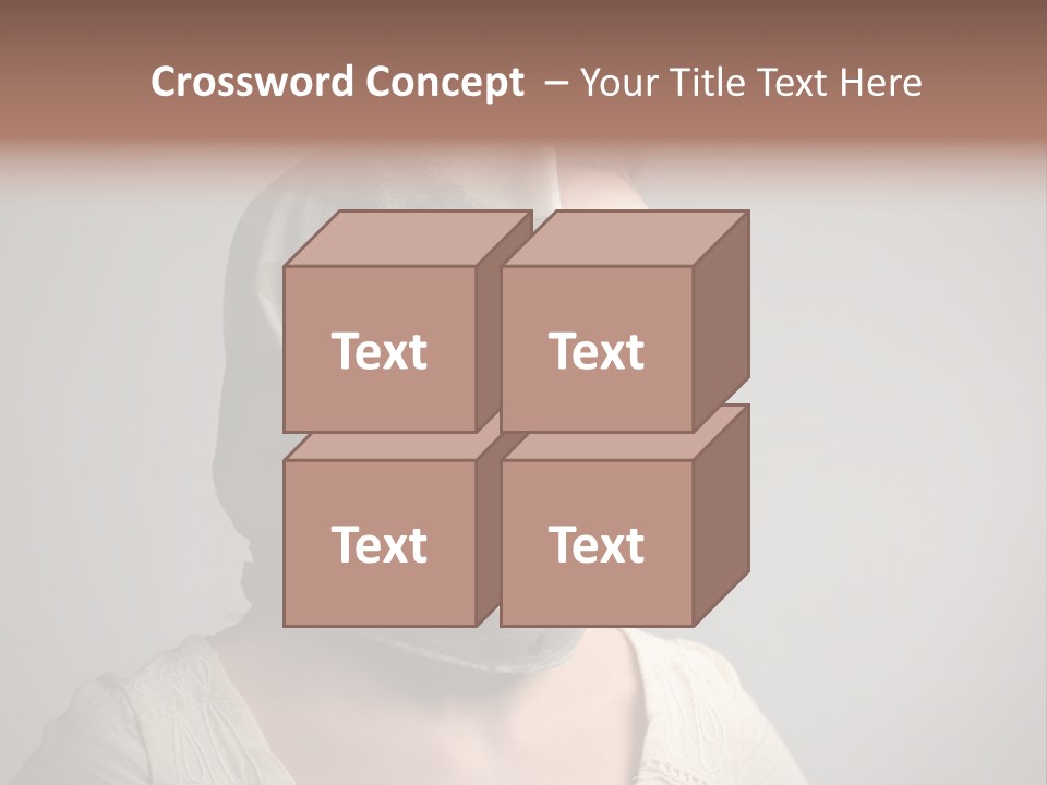 Sunglasses Foulard Young PowerPoint Template