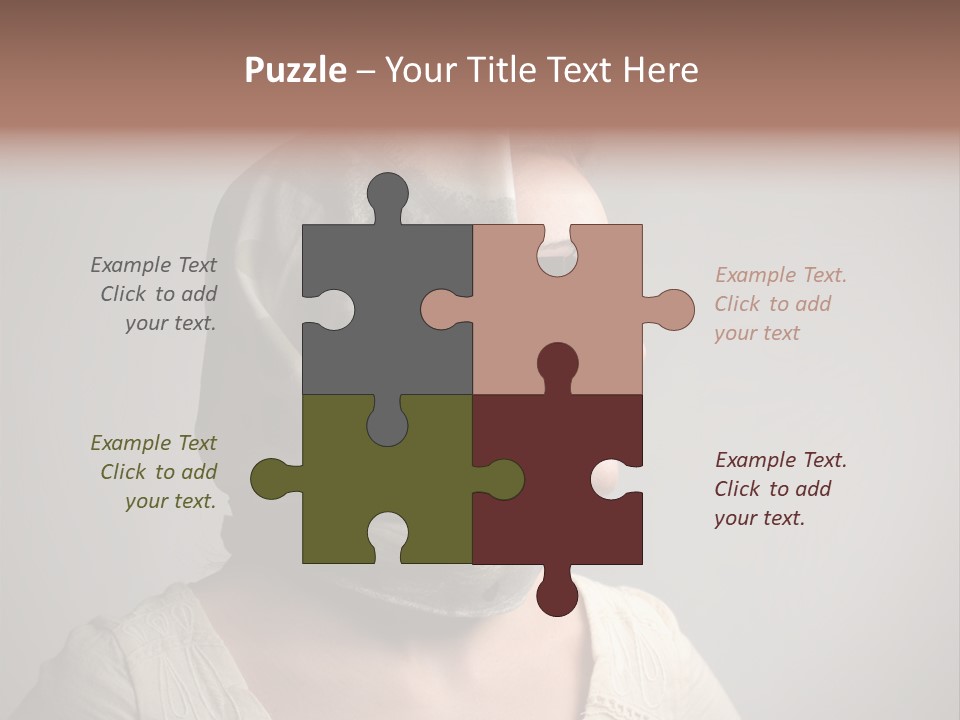 Sunglasses Foulard Young PowerPoint Template