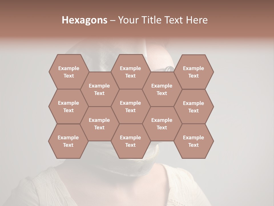 Sunglasses Foulard Young PowerPoint Template