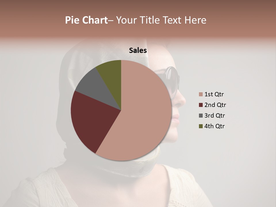 Sunglasses Foulard Young PowerPoint Template