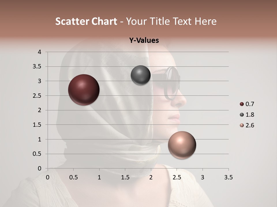 Sunglasses Foulard Young PowerPoint Template