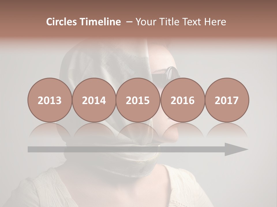 Sunglasses Foulard Young PowerPoint Template