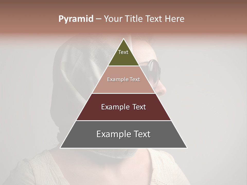 Sunglasses Foulard Young PowerPoint Template