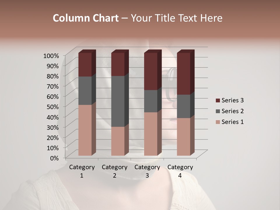 Sunglasses Foulard Young PowerPoint Template