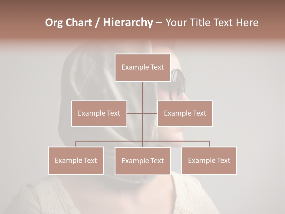 Sunglasses Foulard Young PowerPoint Template