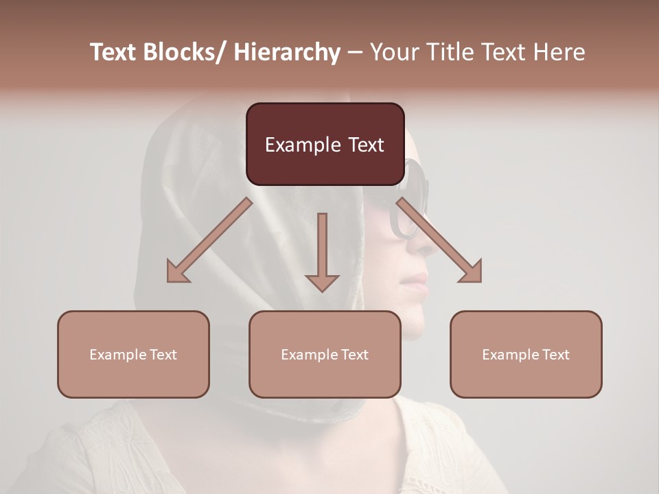 Sunglasses Foulard Young PowerPoint Template