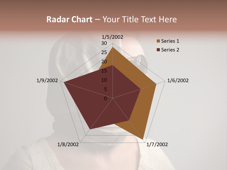 Sunglasses Foulard Young PowerPoint Template