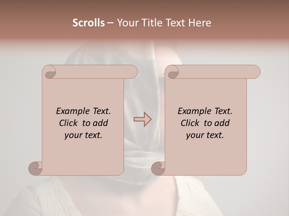 Sunglasses Foulard Young PowerPoint Template