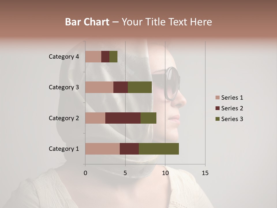 Sunglasses Foulard Young PowerPoint Template