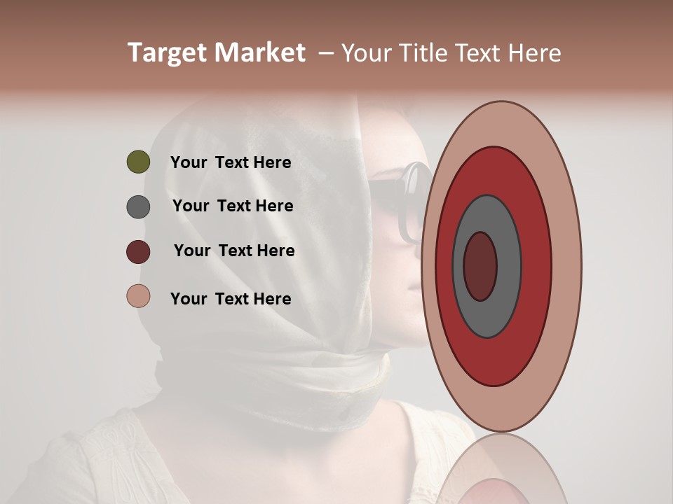 Sunglasses Foulard Young PowerPoint Template