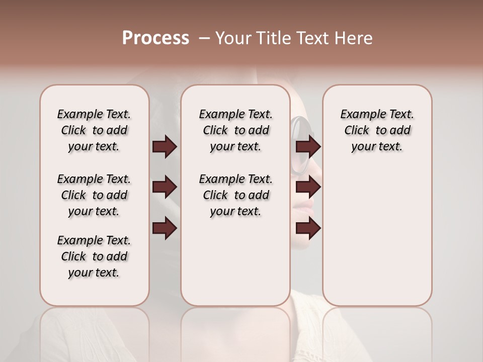 Sunglasses Foulard Young PowerPoint Template