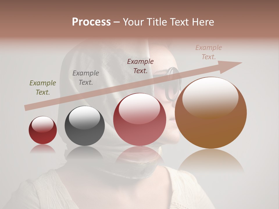 Sunglasses Foulard Young PowerPoint Template