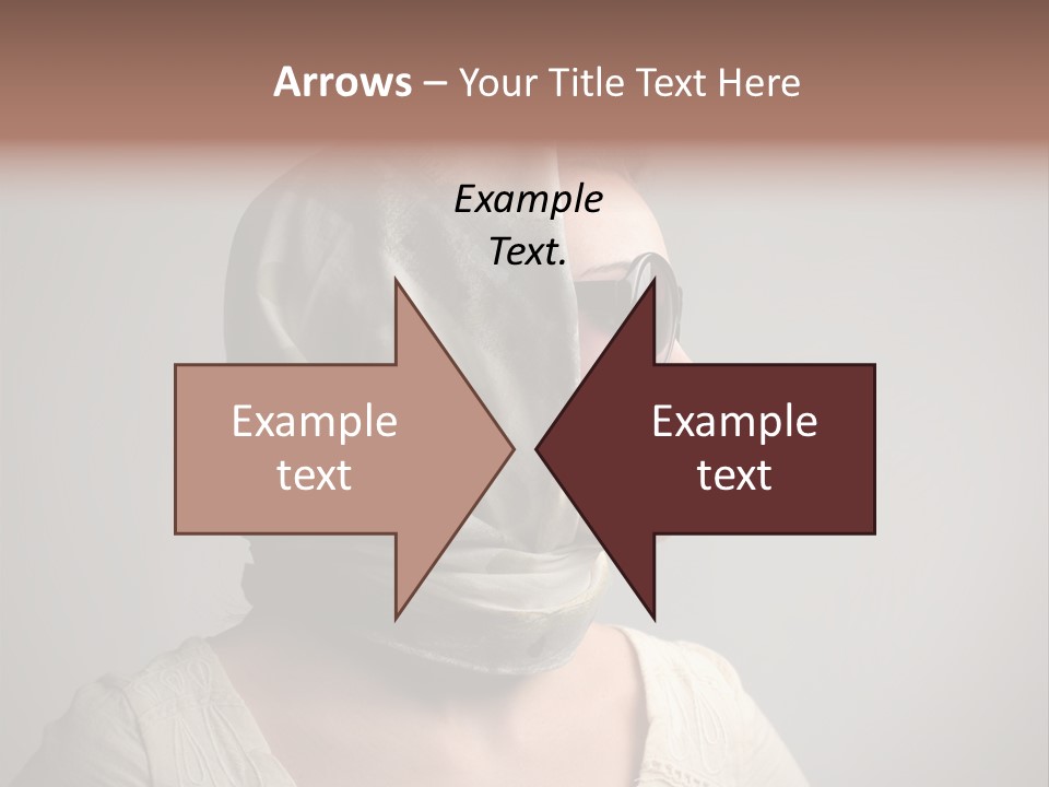 Sunglasses Foulard Young PowerPoint Template