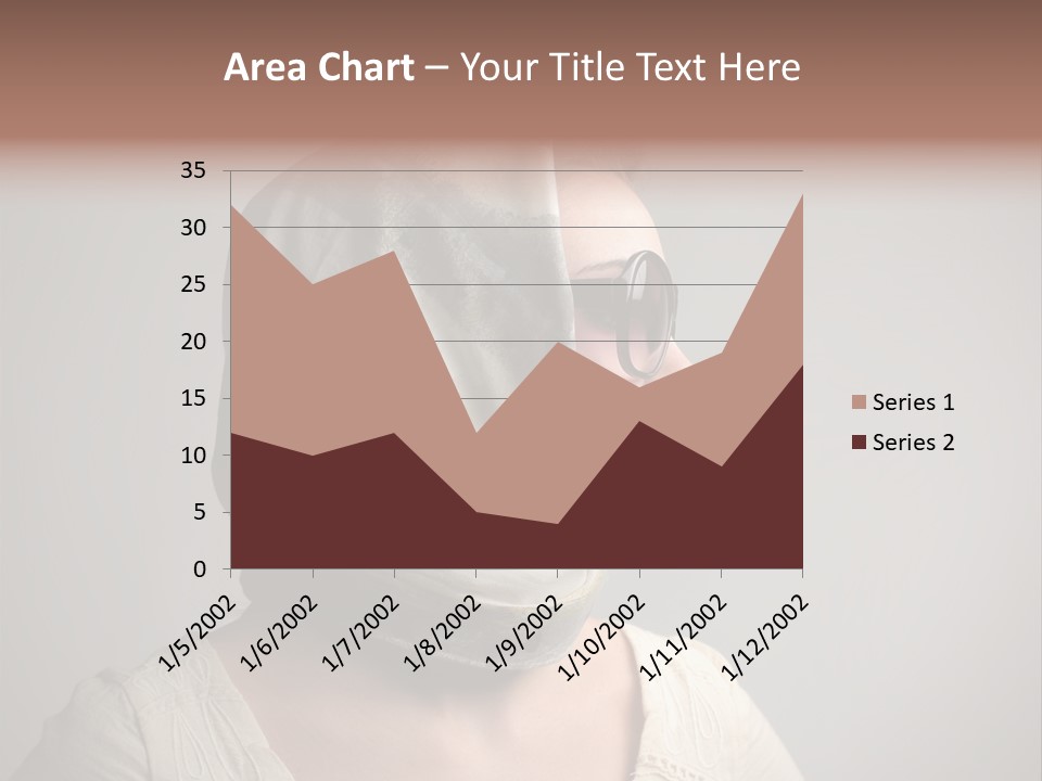 Sunglasses Foulard Young PowerPoint Template