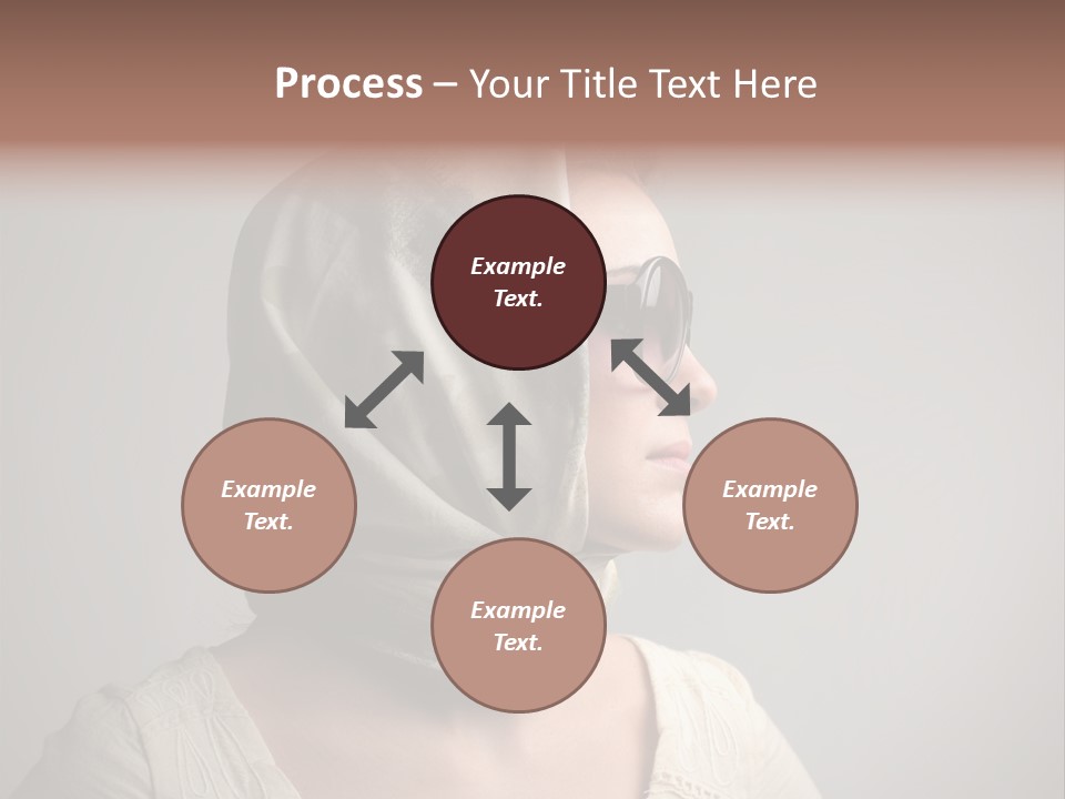 Sunglasses Foulard Young PowerPoint Template