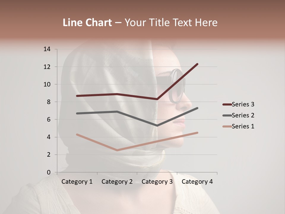 Sunglasses Foulard Young PowerPoint Template