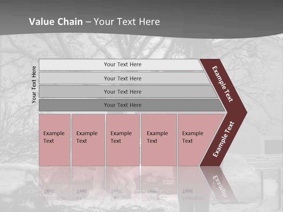 Car Rain Umbrella PowerPoint Template