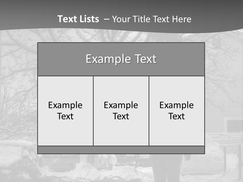 Car Rain Umbrella PowerPoint Template