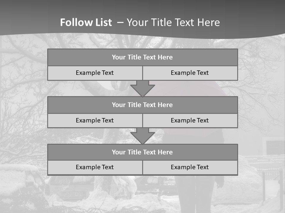 Car Rain Umbrella PowerPoint Template