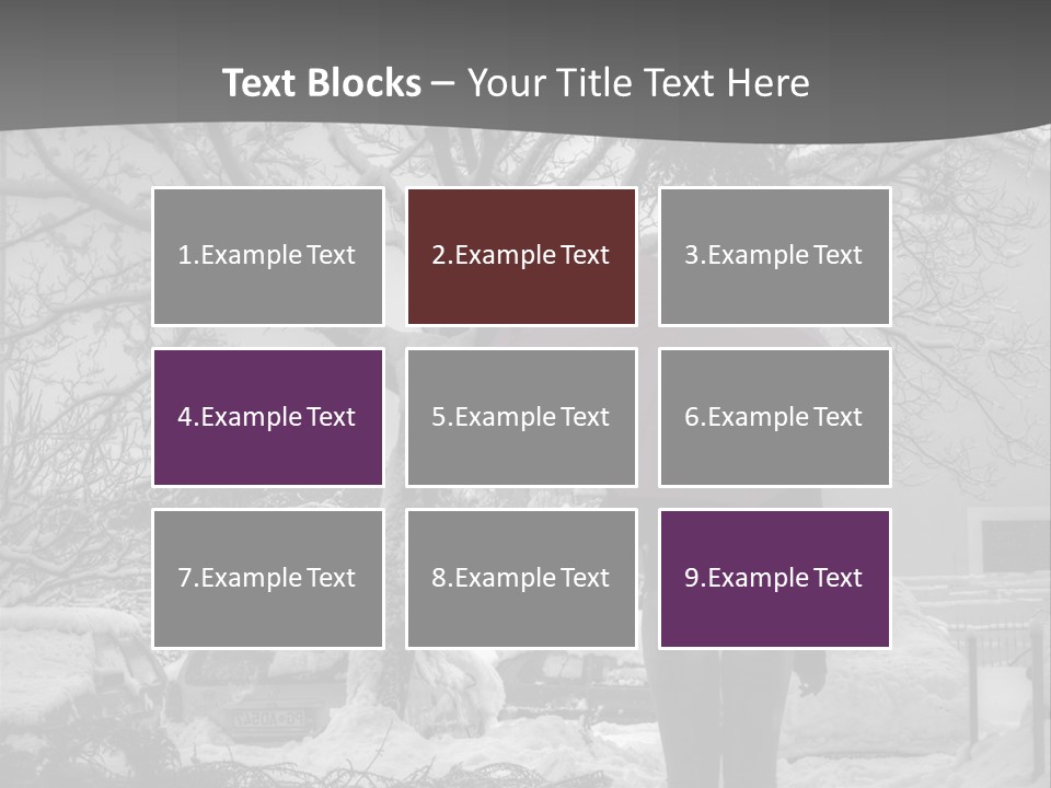 Car Rain Umbrella PowerPoint Template