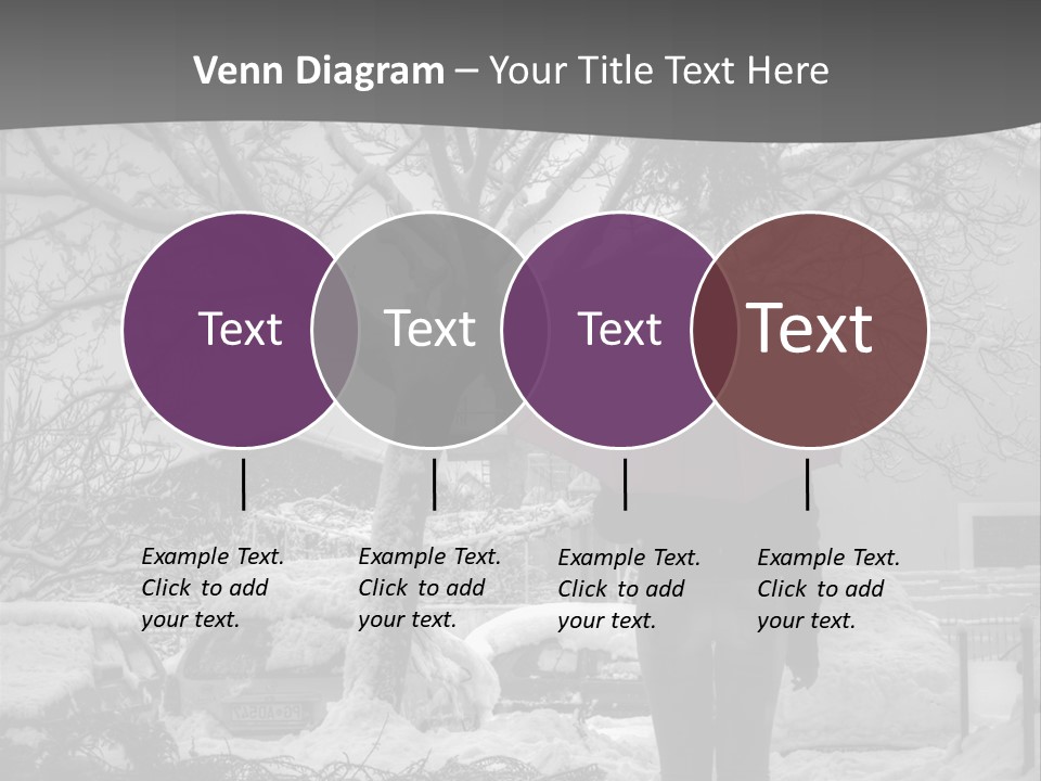 Car Rain Umbrella PowerPoint Template