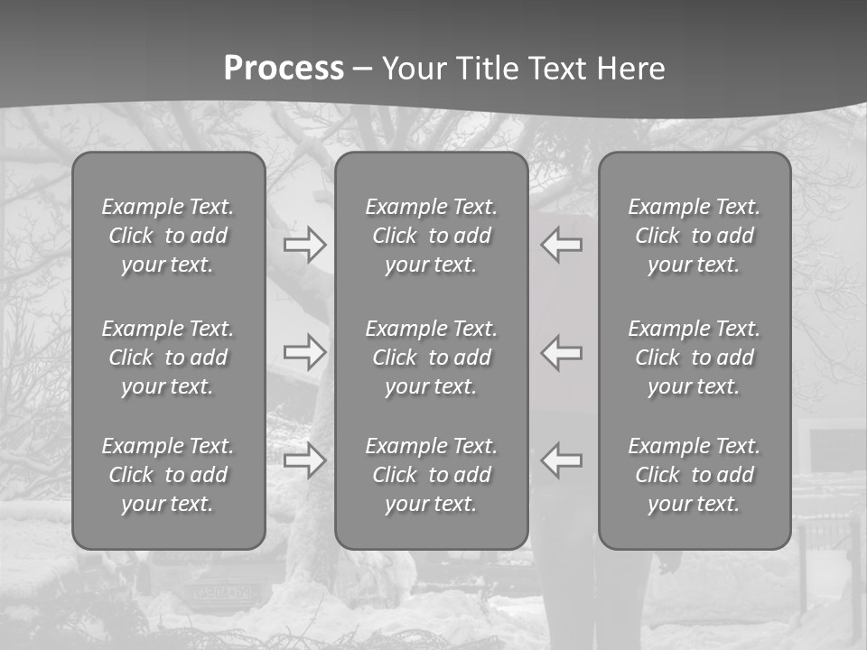 Car Rain Umbrella PowerPoint Template