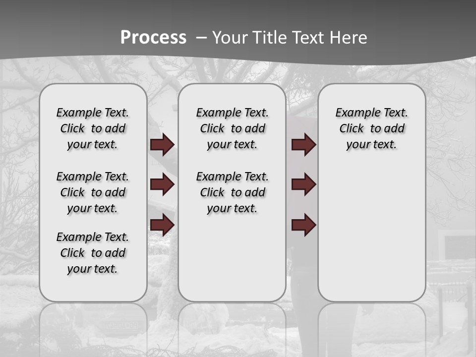 Car Rain Umbrella PowerPoint Template