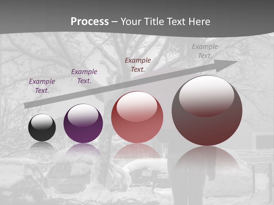 Car Rain Umbrella PowerPoint Template