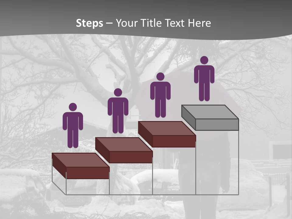 Car Rain Umbrella PowerPoint Template